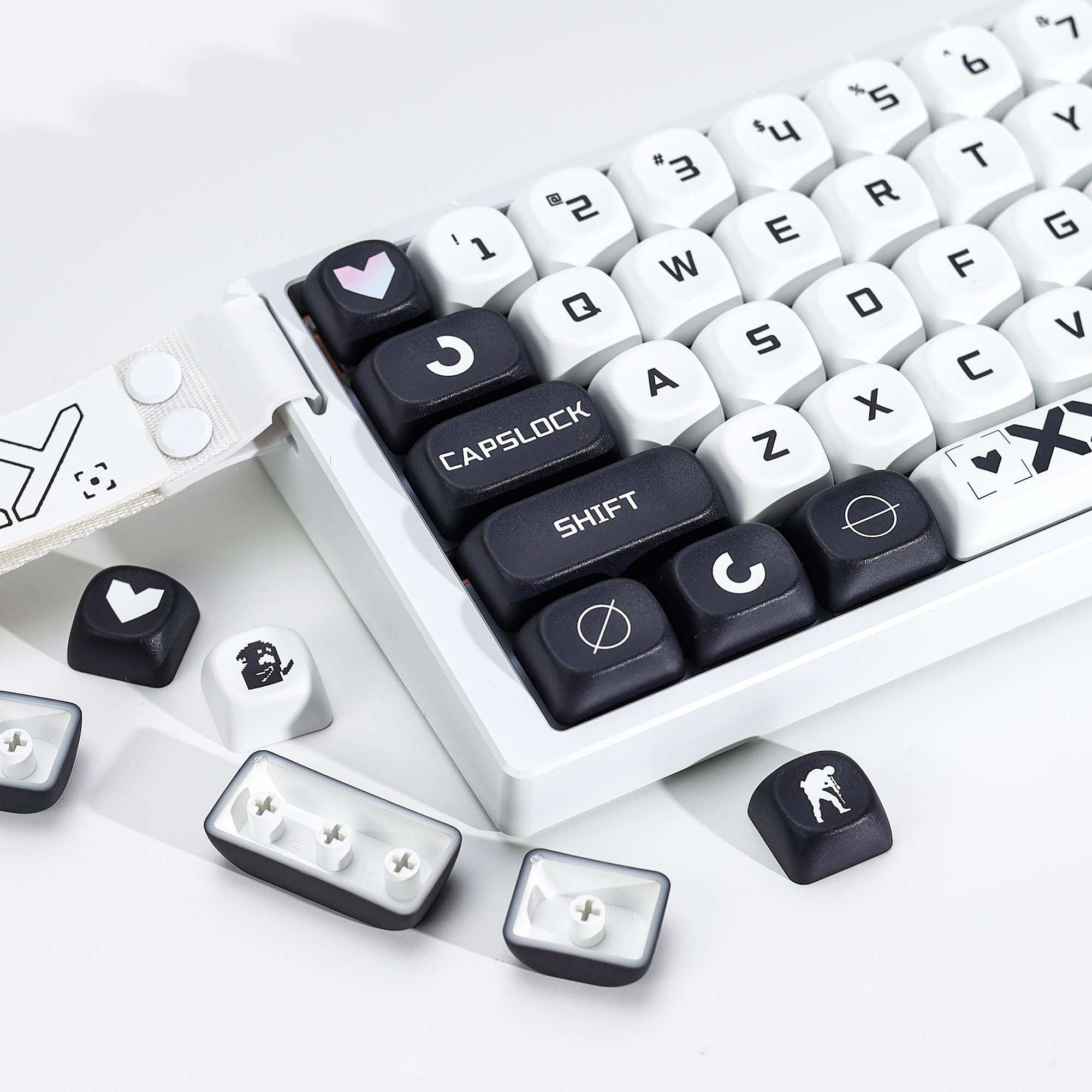 Retro Gaming Keycaps - KBDiy PrintStream Keycaps csgo Retro PBT
