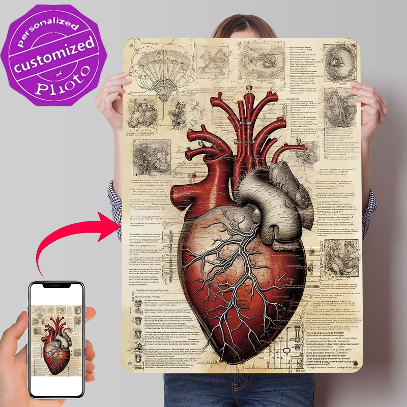 Retro Gaming At Home - Human Heart Medicine Tin Poster Wall