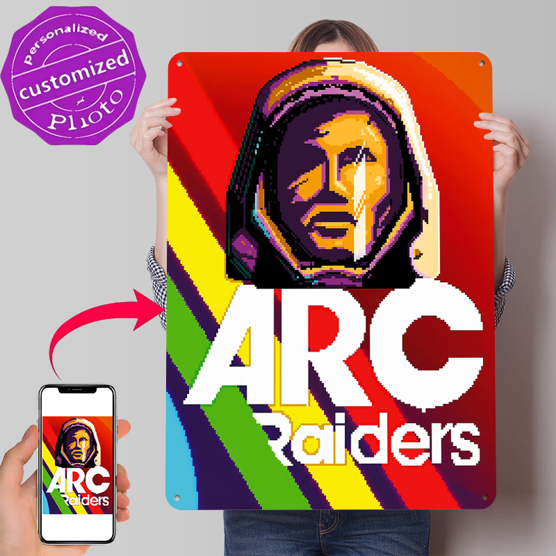 Retro Gaming At Home - ARC Raiders Art Metal Poster Wall