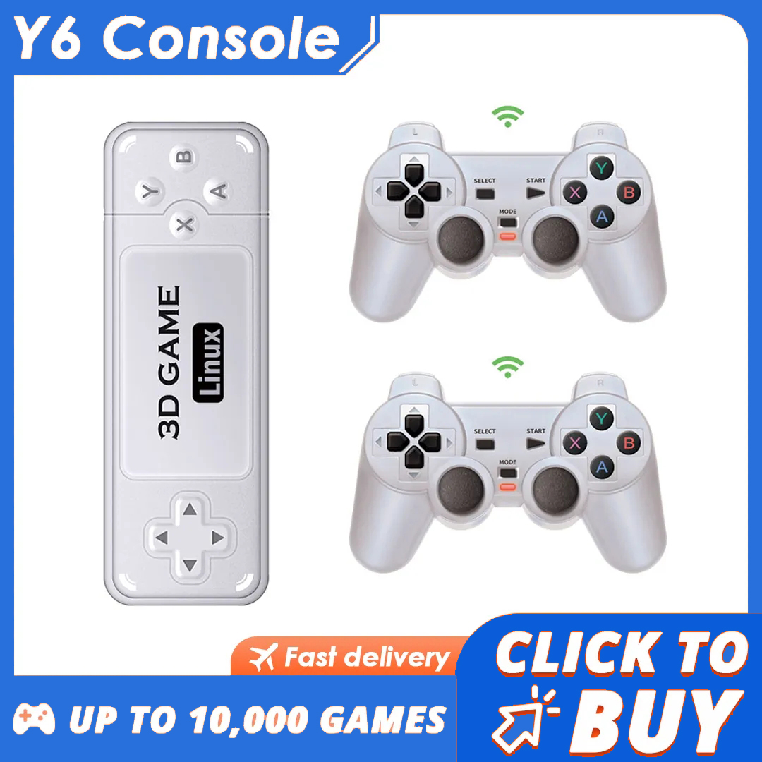Retro Gaming Arcade Console - BOYHOM Y6 Retro Game Console 4K