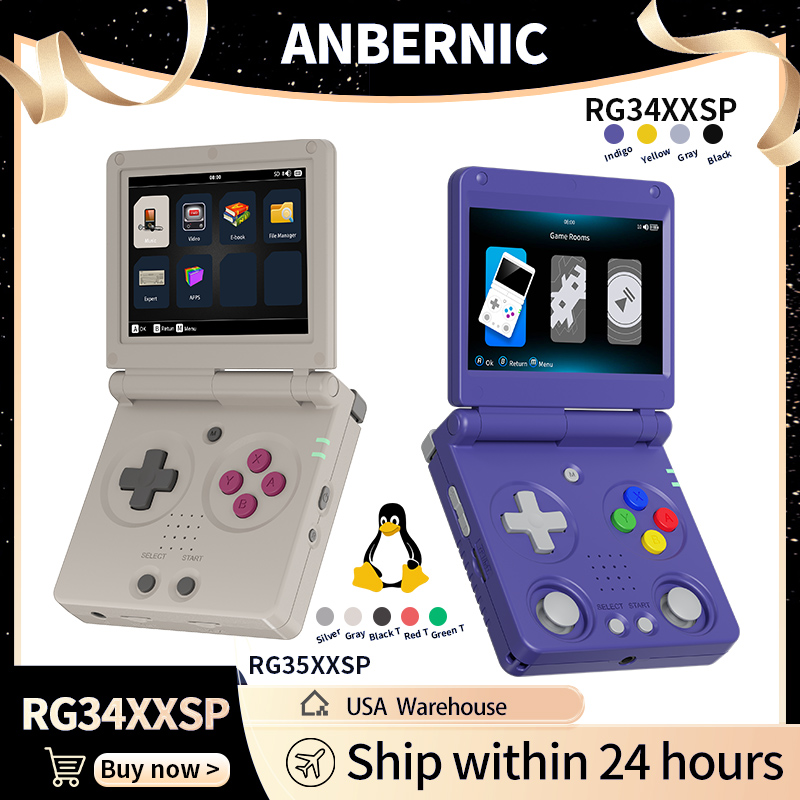 Anbernic RG34XXSP RG35XXSP Fli - Retro Gaming Arcade Console reseña y precio