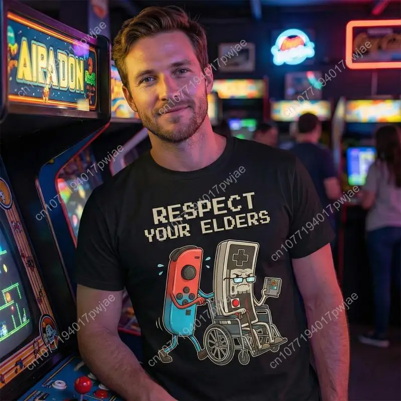 Funny Retro Gamer Graphic T-Sh - Retro Gaming Consoles reseña y precio