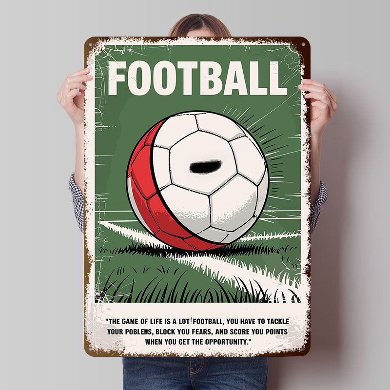 Soccer Ball Quotes Poster Cust - Retro Gaming Quotes reseña y precio