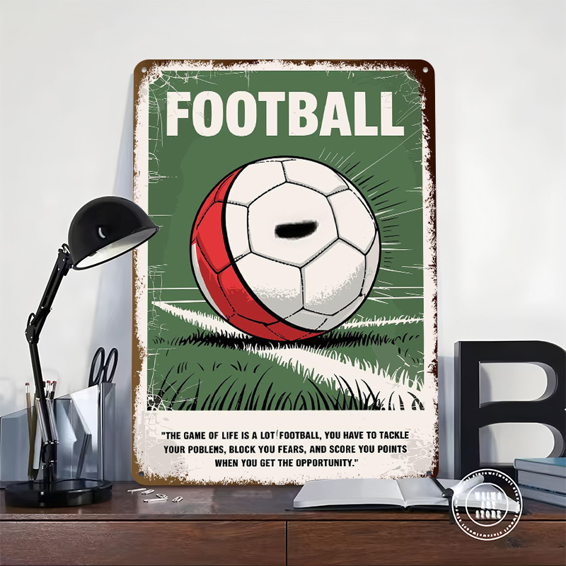 Soccer Ball Quotes Poster Cust - Retro Gaming Quotes reseña y precio