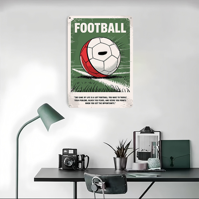 Soccer Ball Quotes Poster Cust - Retro Gaming Quotes reseña y precio