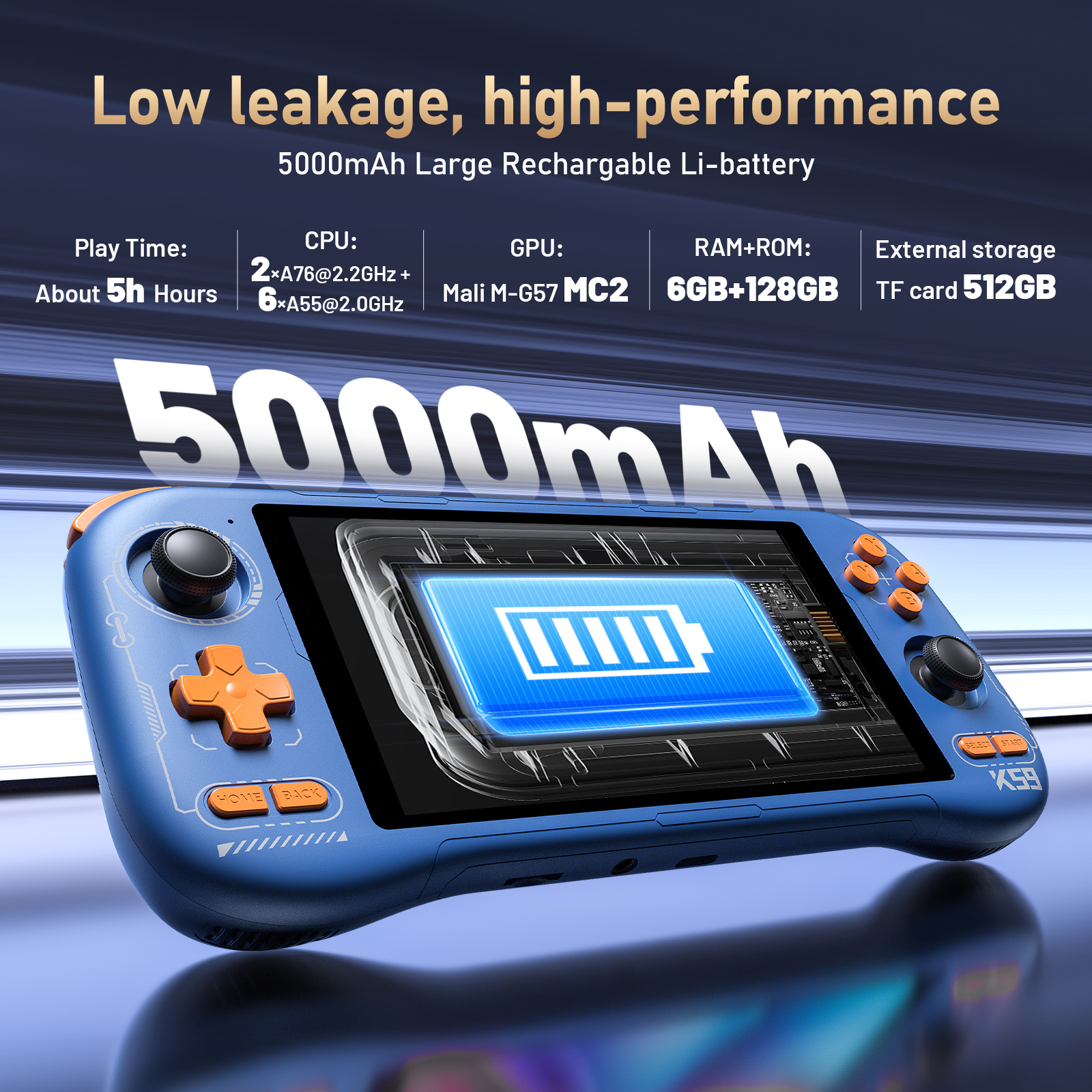 K59 Pro Android 14 Handheld Ga - Retro Gaming Arcade Console reseña y precio