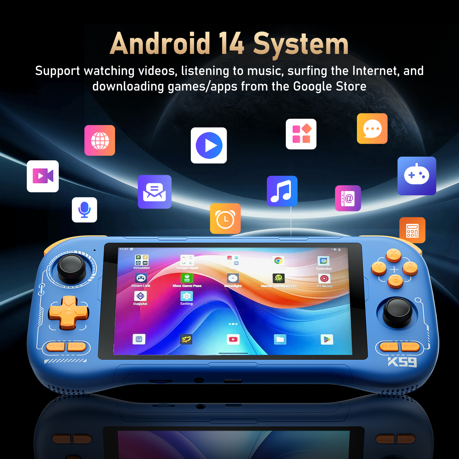 K59 Pro Android 14 Handheld Ga - Retro Gaming Arcade Console reseña y precio