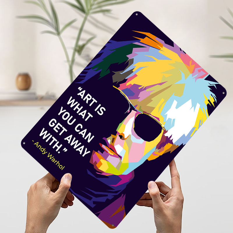 Andy Warhol Quote Poster Custo - Retro Gaming Quotes reseña y precio