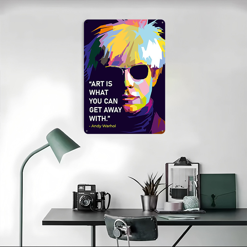 Andy Warhol Quote Poster Custo - Retro Gaming Quotes reseña y precio