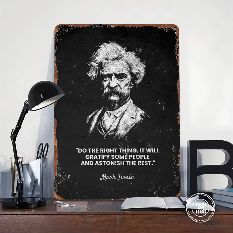 Mark Twain Do Right Thing Quot - Retro Gaming Quotes reseña y precio