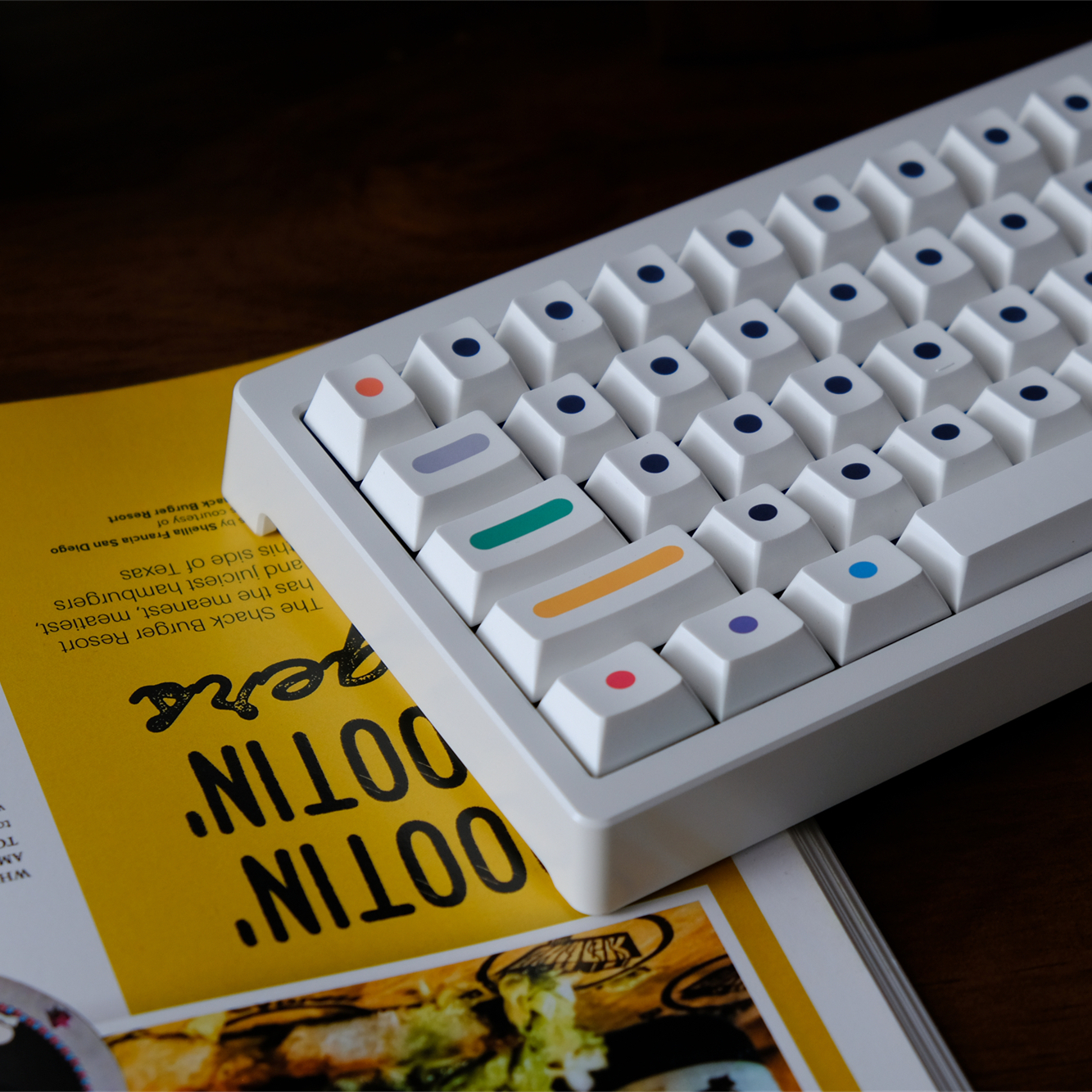 PBT Keycap GMK Dots Keycaps Ch - Retro Gaming Keycaps reseña y precio