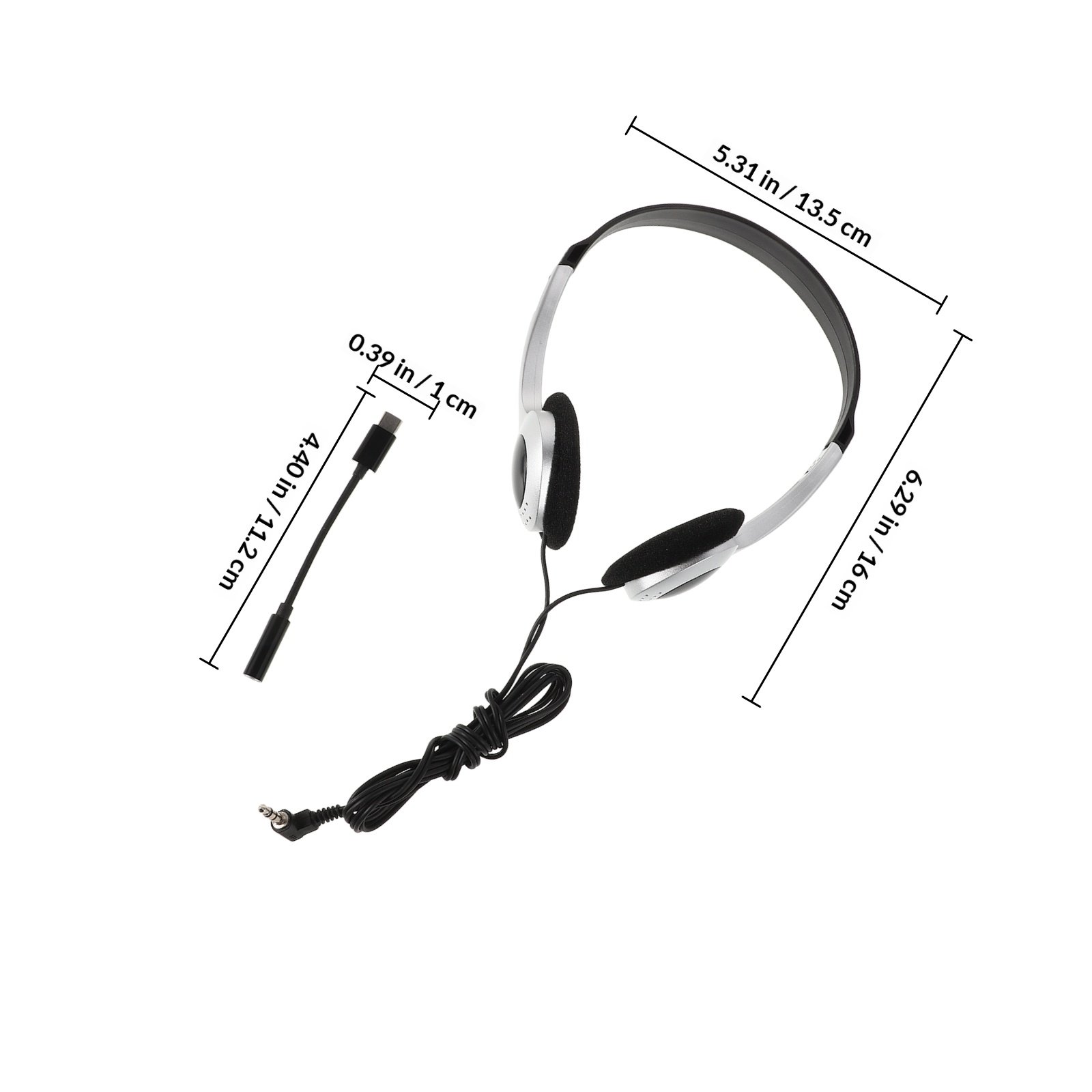Retro Silver on Ear Headphones - Retro Gaming On Phone reseña y precio