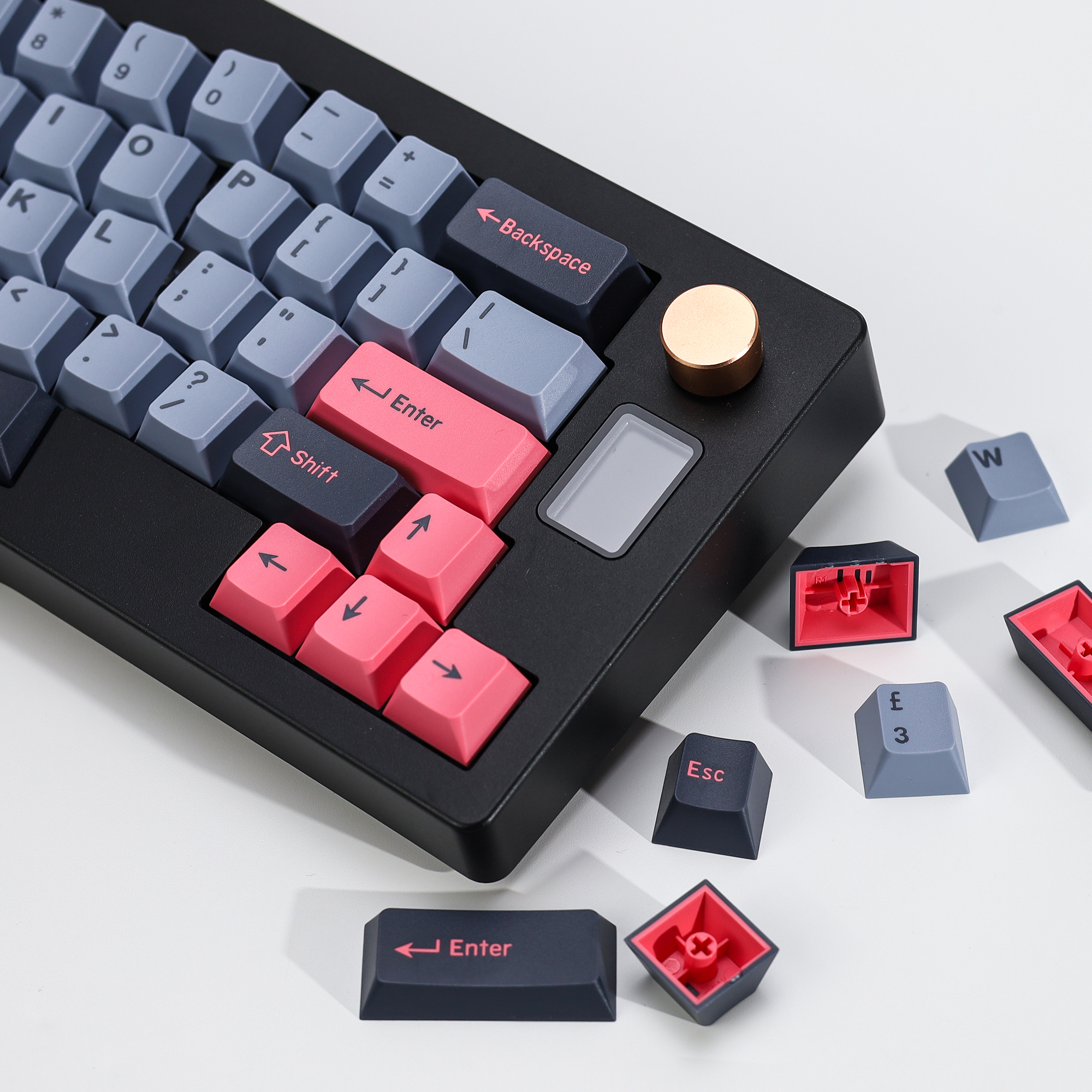 KBDiy Double Shot PBT Keycaps  - Retro Gaming Keycaps reseña y precio