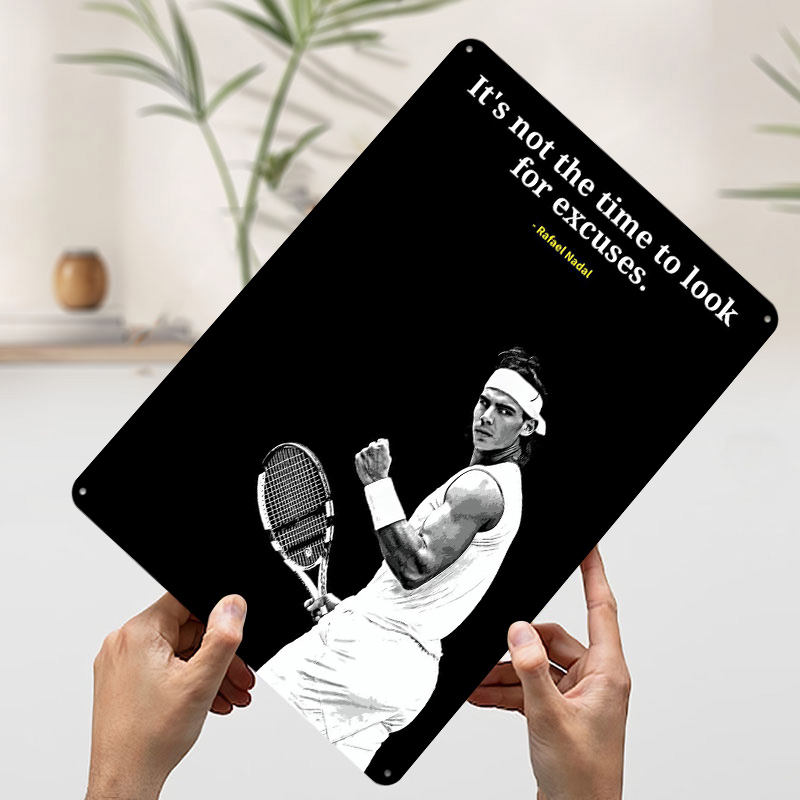 Rafael Nadal Quotes Metal Post - Retro Gaming Quotes reseña y precio