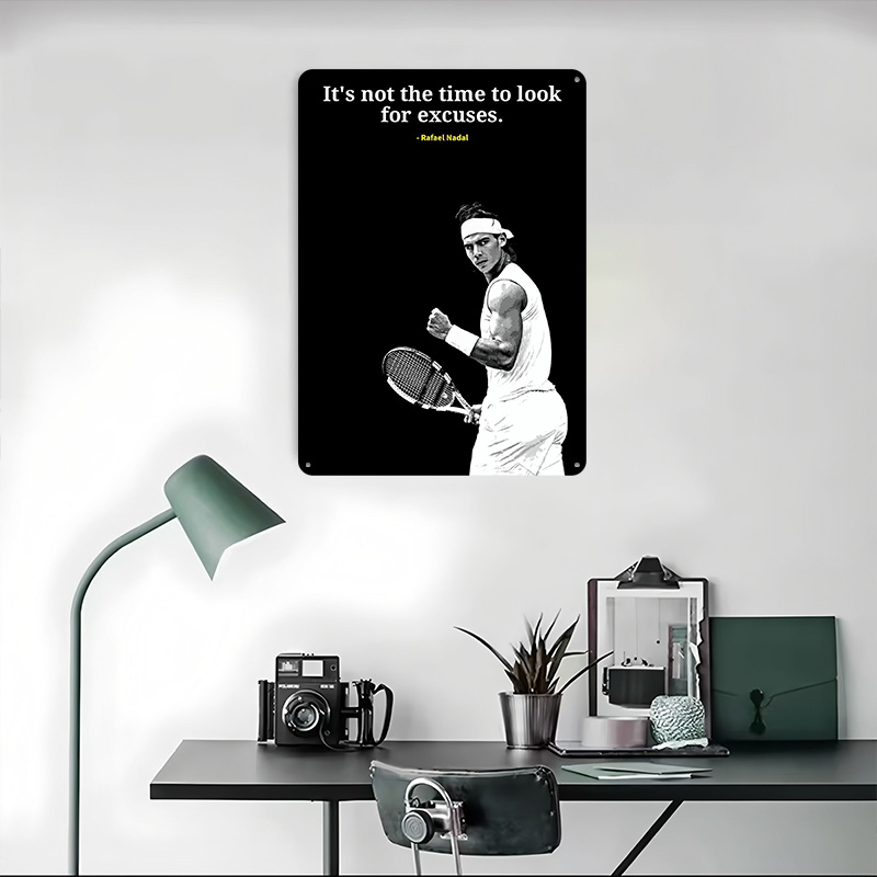Rafael Nadal Quotes Metal Post - Retro Gaming Quotes reseña y precio