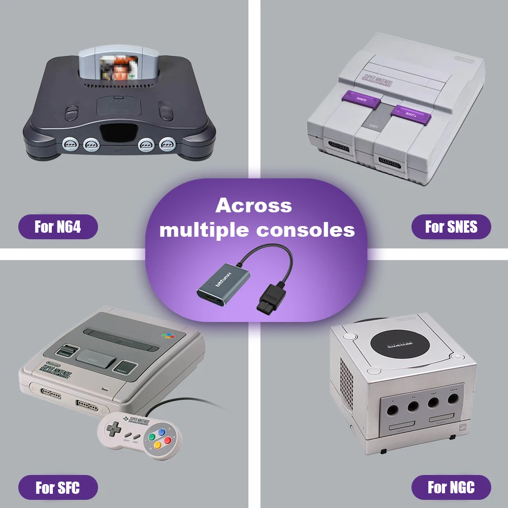 Bitfunx 720P Svideo / AV To HD - Retro Gaming Arcade Console reseña y precio