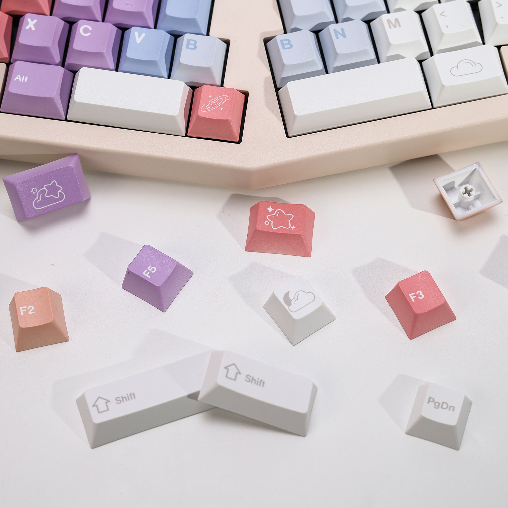 KBDiy Dreamscape Theme Keycaps - Retro Gaming Keycaps reseña y precio