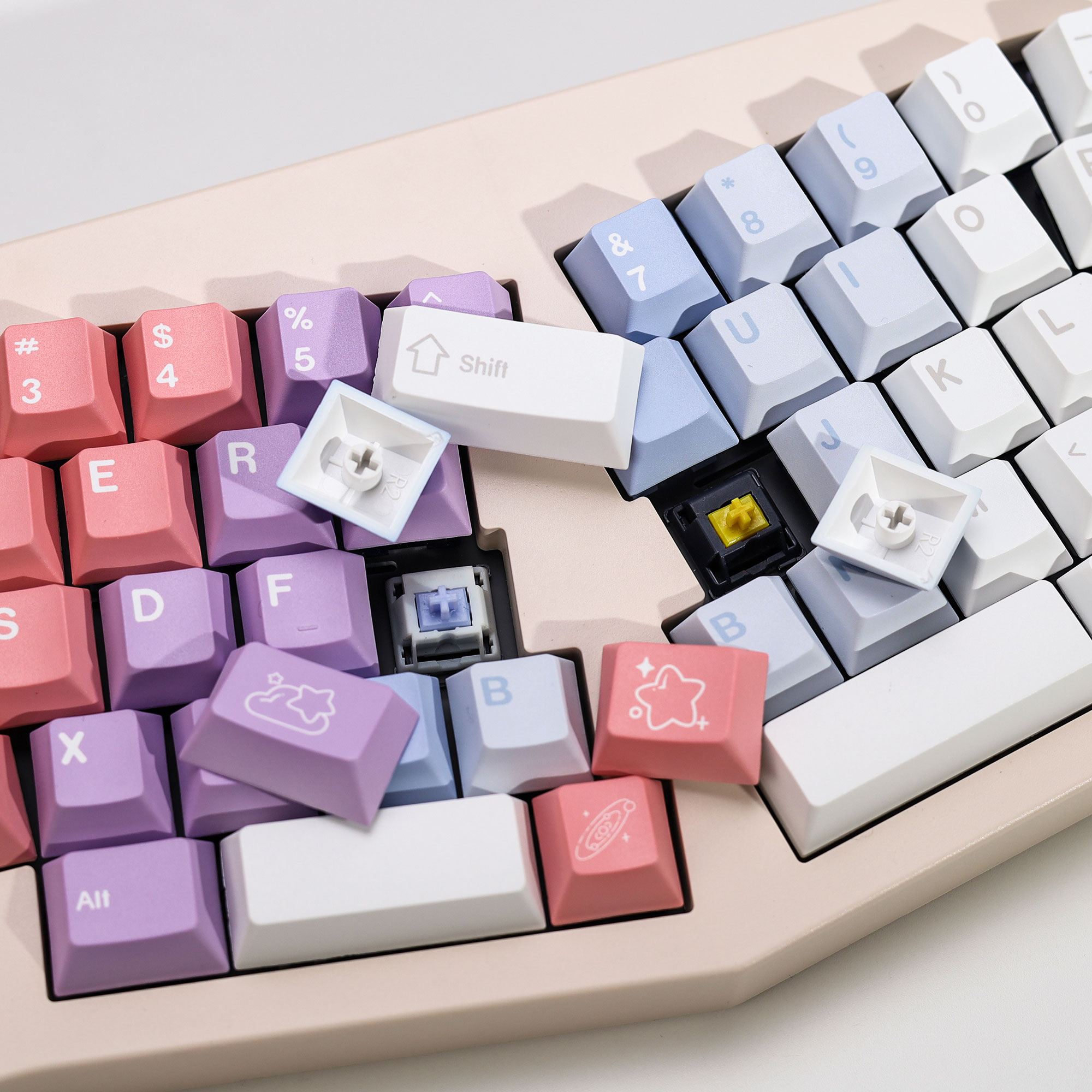 KBDiy Dreamscape Theme Keycaps - Retro Gaming Keycaps reseña y precio