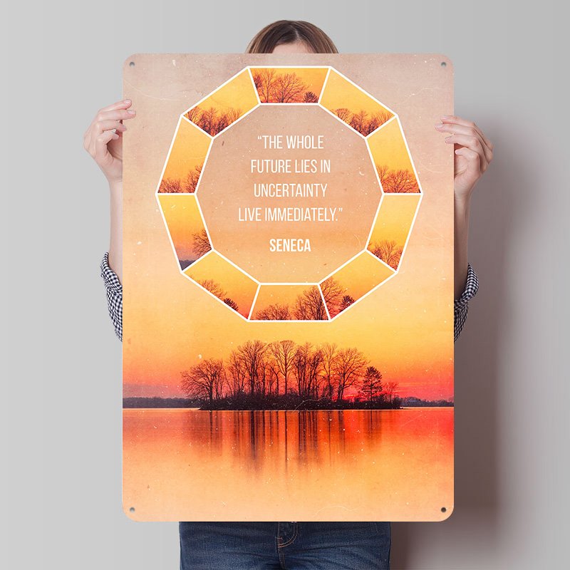 Seneca Quote 4 Printed Poster  - Retro Gaming Quotes reseña y precio