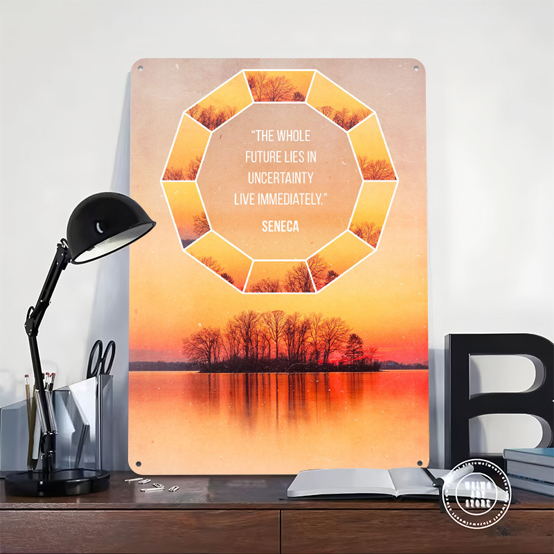 Seneca Quote 4 Printed Poster  - Retro Gaming Quotes reseña y precio