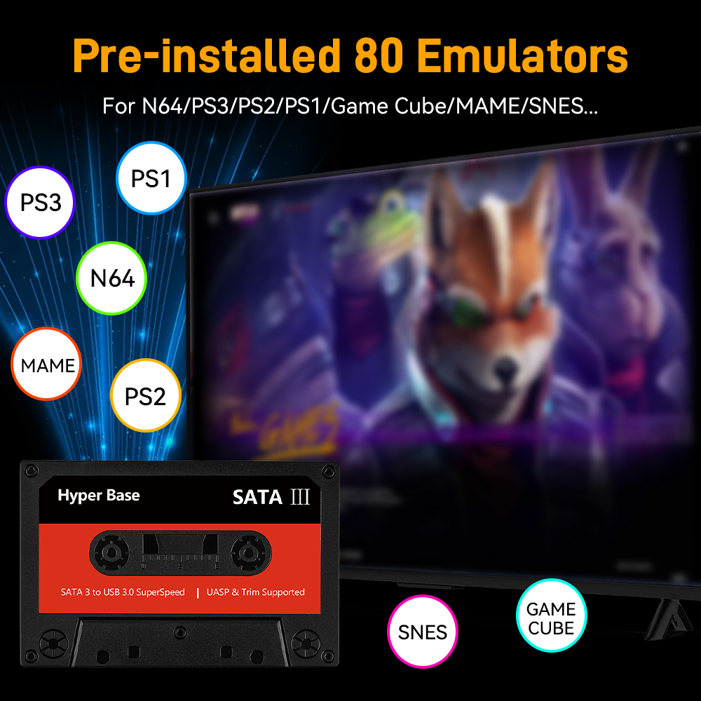 Batocera 500G/2T Emulator Game - Retro Gaming Pro reseña y precio