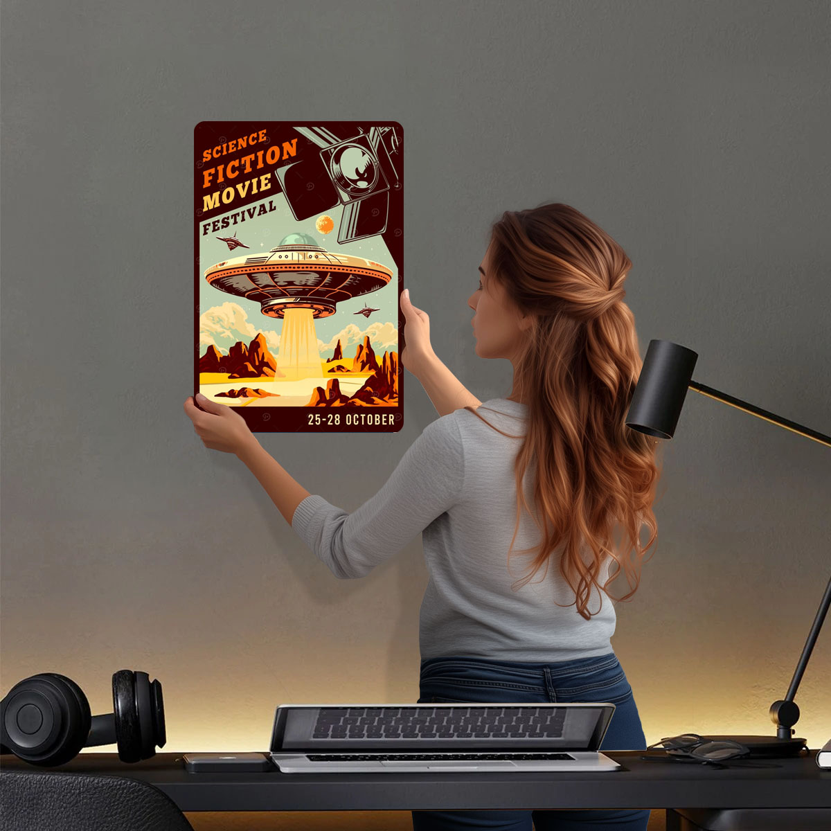 Sci-Fi Movie Festival Poster M - Retro Gaming Festival reseña y precio