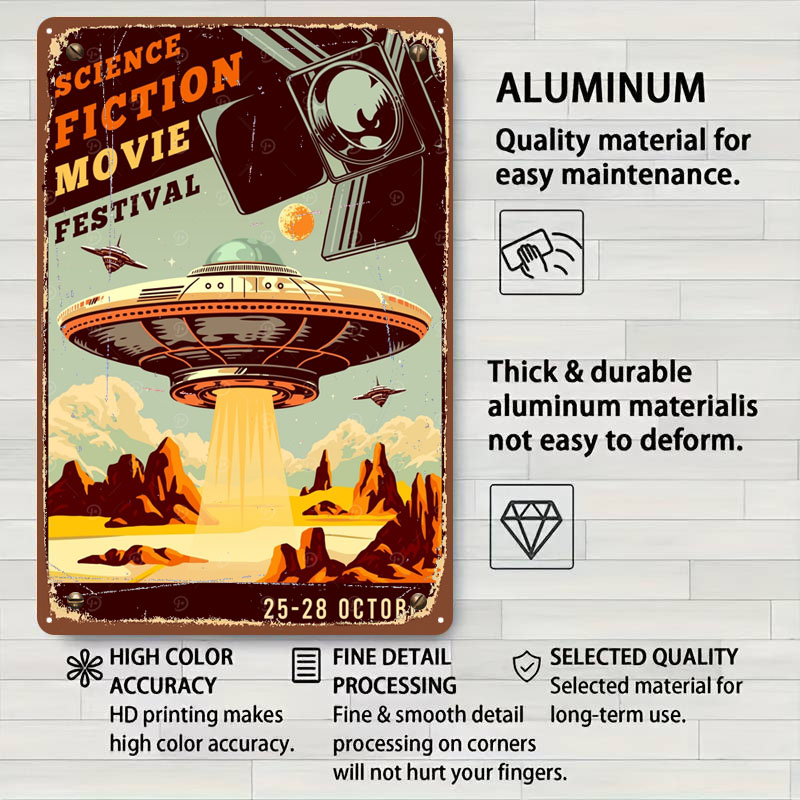 Sci-Fi Movie Festival Poster M - Retro Gaming Festival reseña y precio
