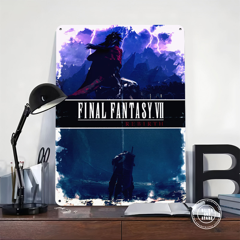Fantasy VII Rebirth Metal Post - Retro Gaming At Home reseña y precio