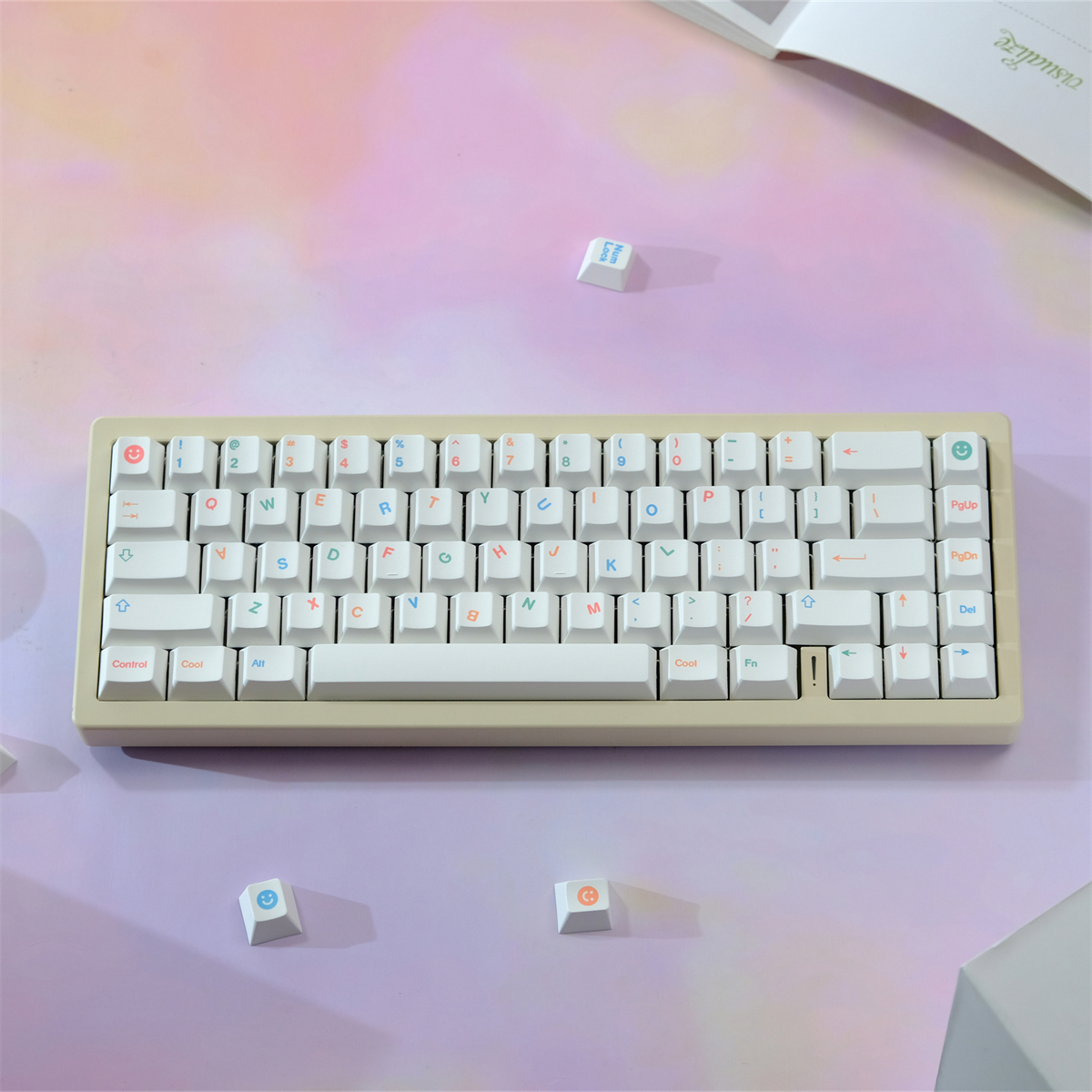 PBT Keycap GMK Cool Kids Keyca - Retro Gaming Keycaps reseña y precio
