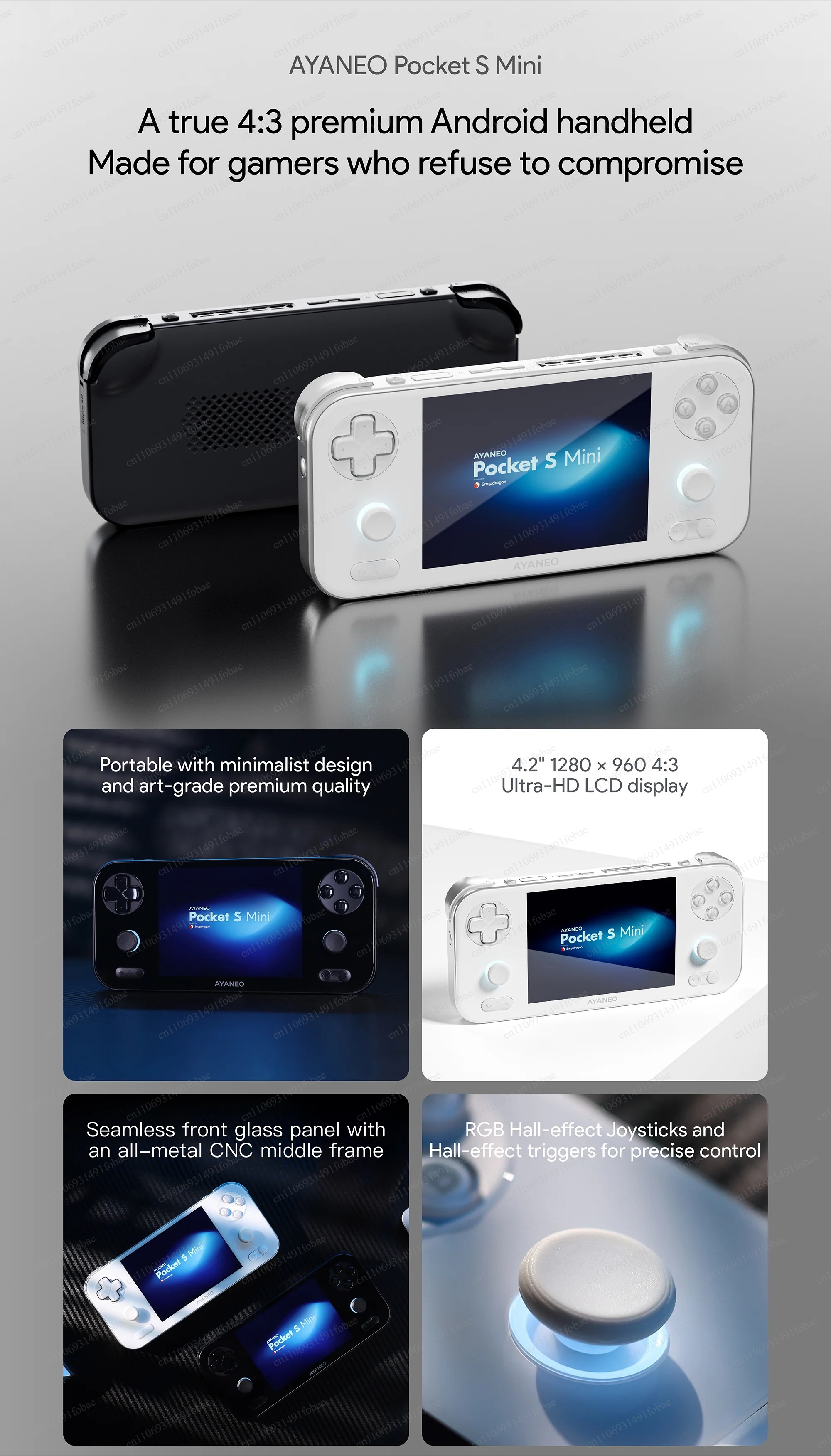 AYANEO Pocket S Mini Retro Han - Retro Gaming Consoles reseña y precio