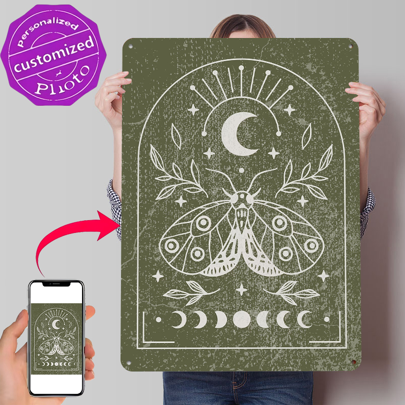 Moth and Moon Poster Customize - Retro Gaming At Home reseña y precio