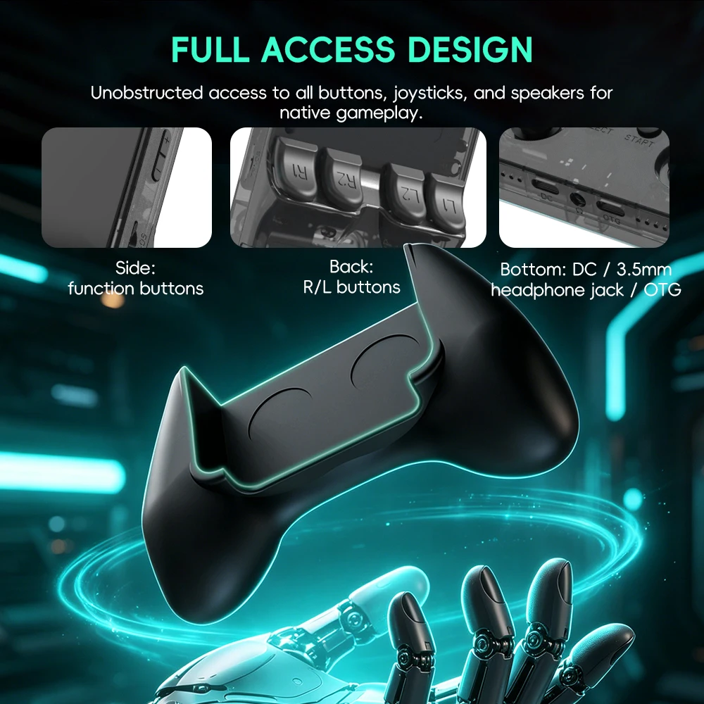 Data Frog R36S Game Grip Ergon - Retro Gaming Consoles reseña y precio