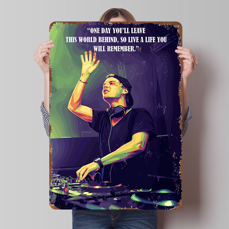 Avicii Quotes Printed Poster C - Retro Gaming Quotes reseña y precio