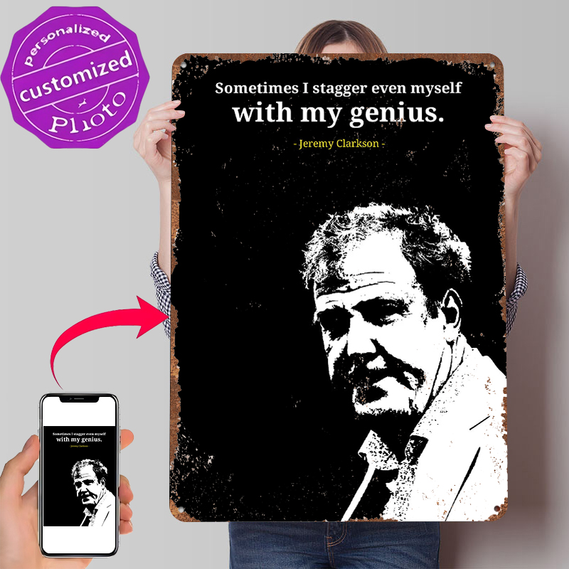 Jeremy Clarkson Quotes Tinplat - Retro Gaming Quotes reseña y precio