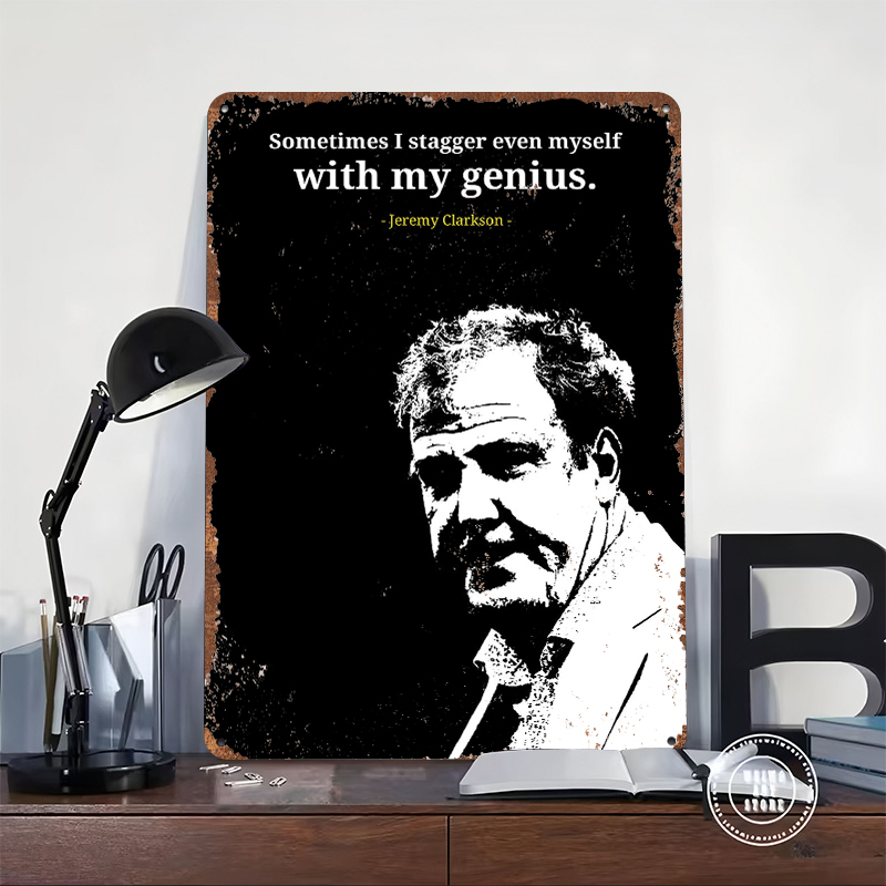 Jeremy Clarkson Quotes Tinplat - Retro Gaming Quotes reseña y precio