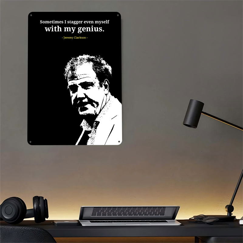 Jeremy Clarkson Quotes Tinplat - Retro Gaming Quotes reseña y precio