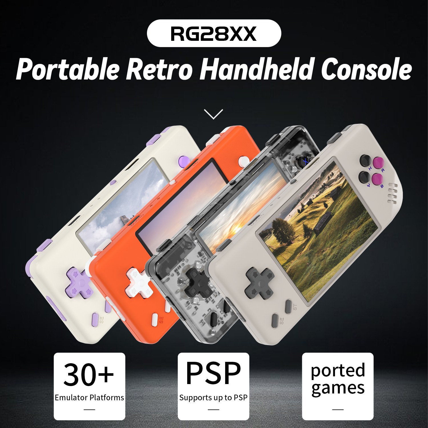 ANBERNIC RG28XX Retro Handheld - Retro Gaming Arcade Console reseña y precio