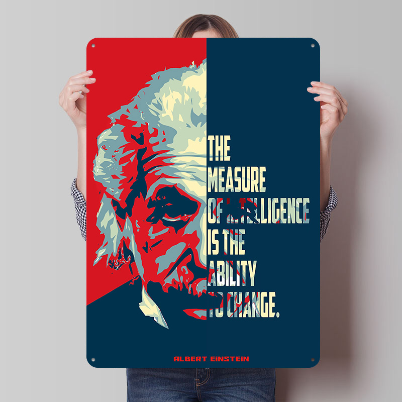 Albert Einstein Quotes Tinplat - Retro Gaming Quotes reseña y precio
