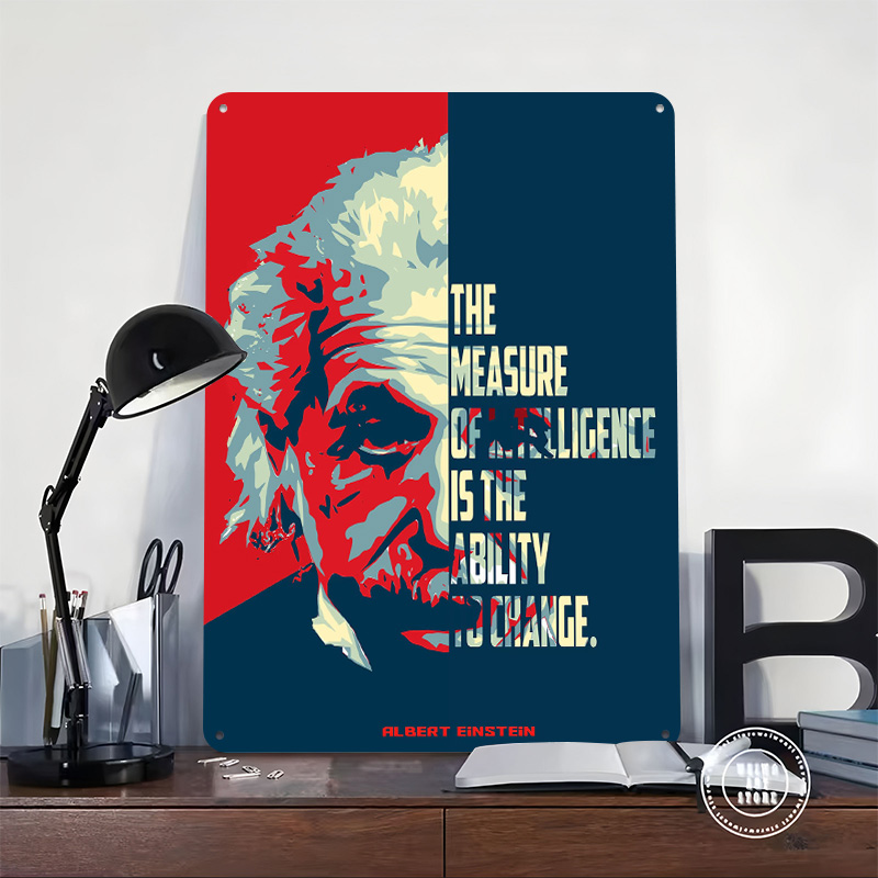 Albert Einstein Quotes Tinplat - Retro Gaming Quotes reseña y precio