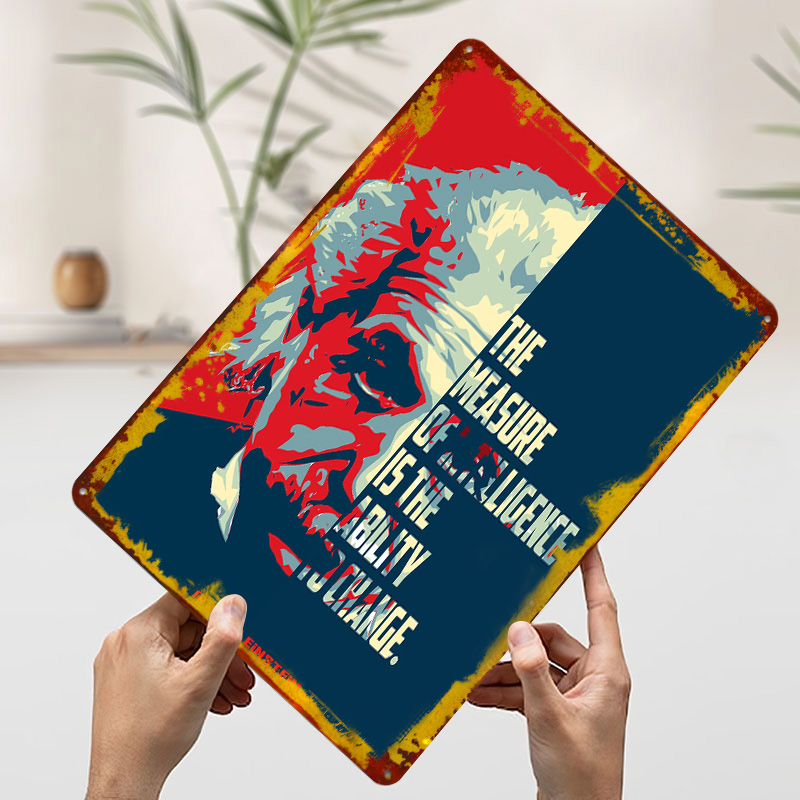 Albert Einstein Quotes Tinplat - Retro Gaming Quotes reseña y precio