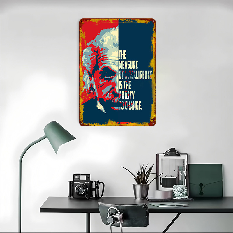 Albert Einstein Quotes Tinplat - Retro Gaming Quotes reseña y precio