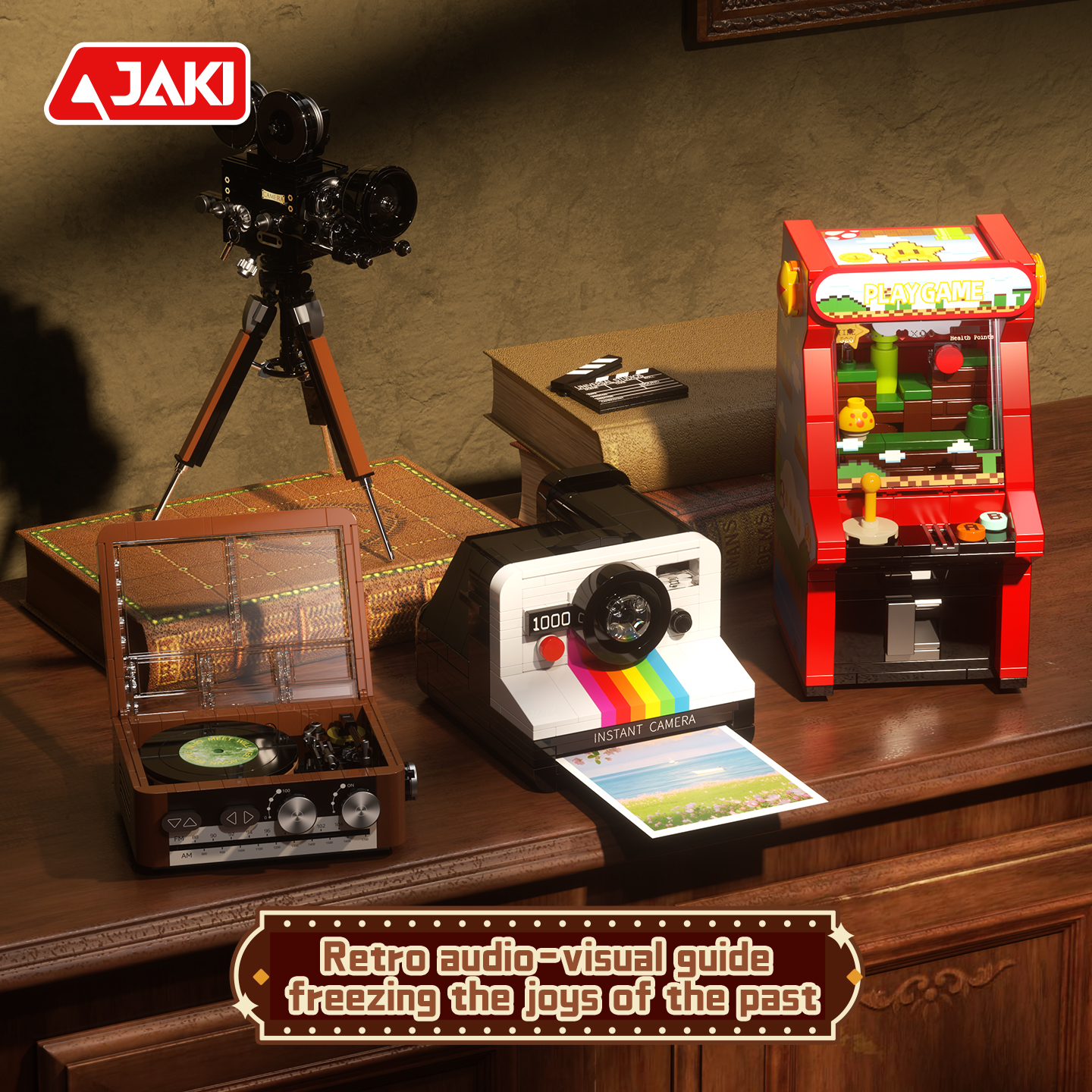 JAKI Retro Electronics Series  - Retro Gaming Console Lego reseña y precio