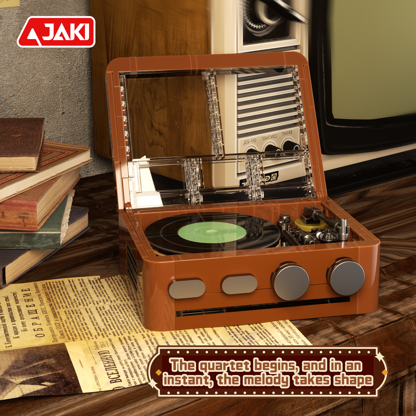 JAKI Retro Electronics Series  - Retro Gaming Console Lego reseña y precio