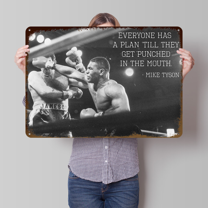 Mike Tyson Quote 3D Texture Me - Retro Gaming Quotes reseña y precio