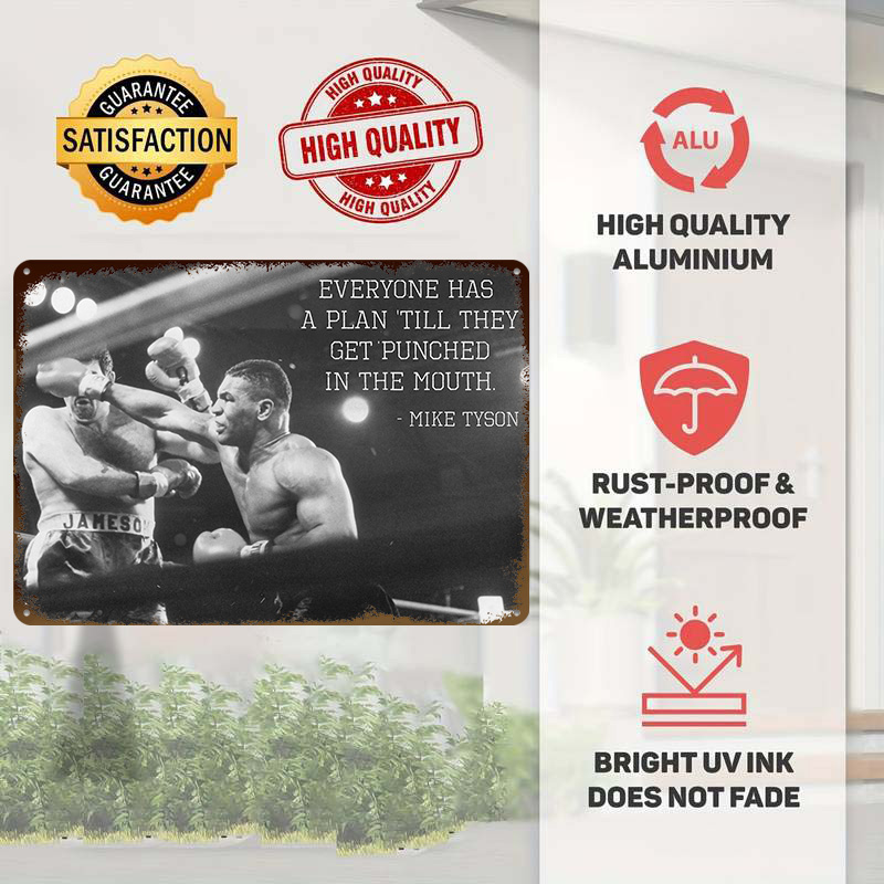 Mike Tyson Quote 3D Texture Me - Retro Gaming Quotes reseña y precio