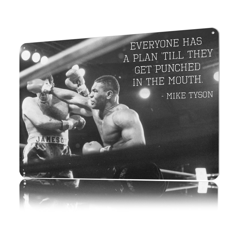 Mike Tyson Quote 3D Texture Me - Retro Gaming Quotes reseña y precio