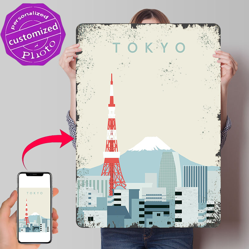 Tokyo Poster Retro 3D Printed  - Retro Gaming At Home reseña y precio