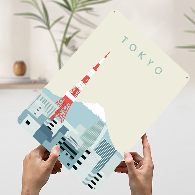 Tokyo Poster Retro 3D Printed  - Retro Gaming At Home reseña y precio