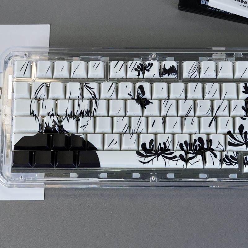 130 Key Tokyo Ghoul Theme Kane - Retro Gaming Keycaps reseña y precio