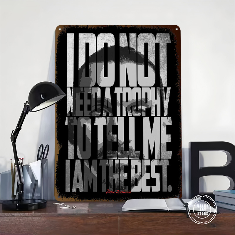 Zlatan Ibrahimovic Quote Print - Retro Gaming Quotes reseña y precio
